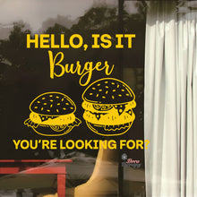 Load image into Gallery viewer, Burger You're Looking For Wall Decal