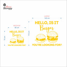 Load image into Gallery viewer, Burger You're Looking For Wall Decal