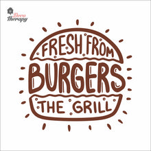 Load image into Gallery viewer, Burgers Fresh From The Grill Wall Decal