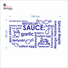 Load image into Gallery viewer, Chicken Sauce Teriyaki Flavors Wall Decal