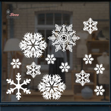 Load image into Gallery viewer, Christmas Snowflakes V1 Wall Decal Decotherapy
