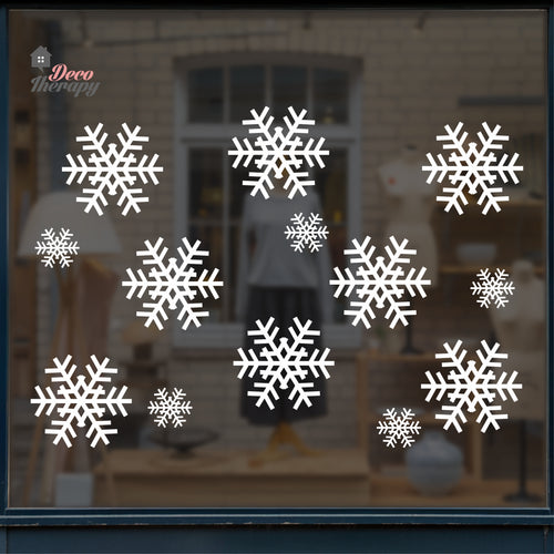 Christmas Snowflakes V2 Wall Decal Decotherapy