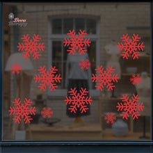 Load image into Gallery viewer, Christmas Snowflakes V2 Wall Decal Decotherapy