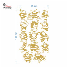 Load image into Gallery viewer, Christmas Santa Claus Wall Decal Decotherapy