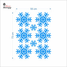 Load image into Gallery viewer, Christmas Snowflakes V2 Wall Decal Decotherapy