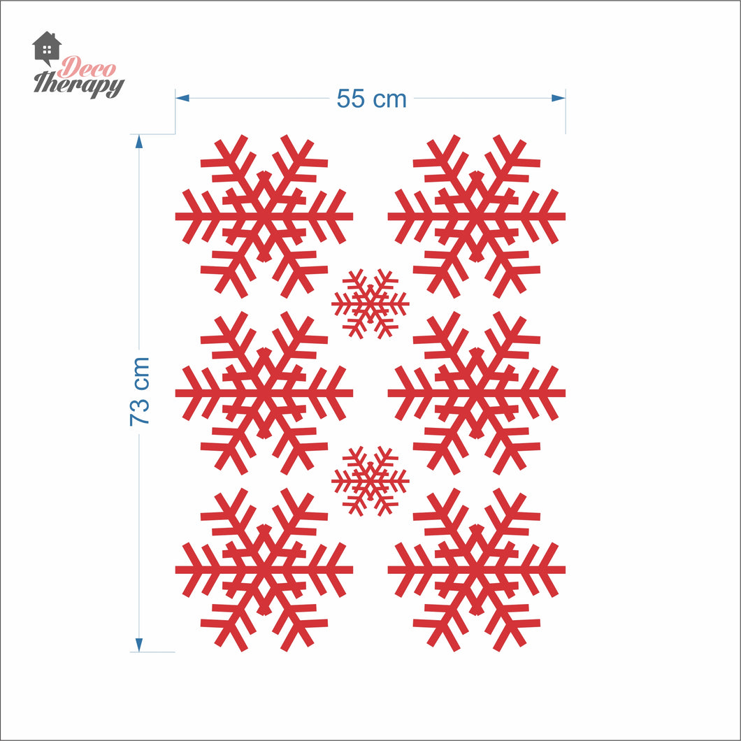 Christmas Snowflakes V2 Wall Decal Decotherapy