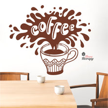 Load image into Gallery viewer, Coffee Mug Splash Decotherapy Wall Decal Decotherapy