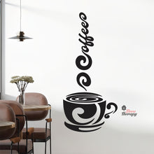 Load image into Gallery viewer, Coffee Smoke Cup Wall Decal Decotherapy