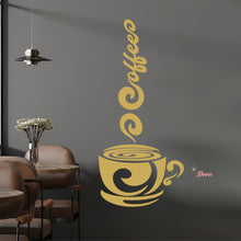 Load image into Gallery viewer, Coffee Smoke Cup Wall Decal Decotherapy