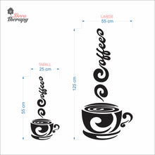 Load image into Gallery viewer, Coffee Smoke Cup Wall Decal Decotherapy