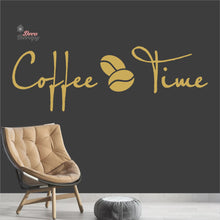 Load image into Gallery viewer, Coffee Time Bean Wall Decal Decotherapy