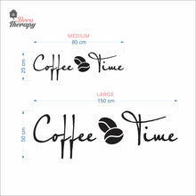 Load image into Gallery viewer, Coffee Time Bean Wall Decal Decotherapy