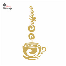 Load image into Gallery viewer, Coffee Smoke Cup Wall Decal Decotherapy