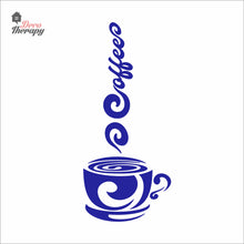 Load image into Gallery viewer, Coffee Smoke Cup Wall Decal Decotherapy