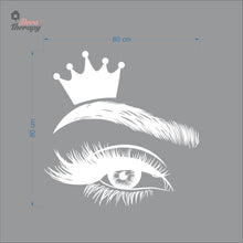 Load image into Gallery viewer, Crown Lash &amp; Brows Wall Decal Decotherapy