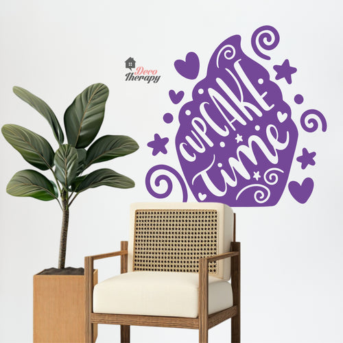 Cupcake Time Wall Decal Decotherapy