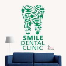 Load image into Gallery viewer, Customized Dental Clinic Name Design Wall Decal