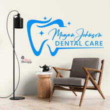 Load image into Gallery viewer, Customized Name Dental Care Design Wall Decal