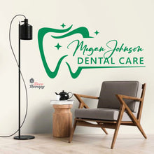 Load image into Gallery viewer, Customized Name Dental Care Design Wall Decal