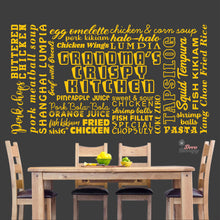 Load image into Gallery viewer, Customized Cafe Restaurant Menu Wall Decal Decotherapy