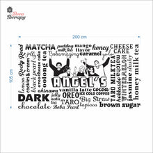 Load image into Gallery viewer, Customized Cafe Restaurant Menu Wall Decal Decotherapy