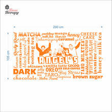 Load image into Gallery viewer, Customized Cafe Restaurant Menu Wall Decal Decotherapy