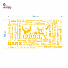 Load image into Gallery viewer, Customized Cafe Restaurant Menu Wall Decal Decotherapy