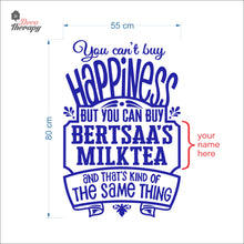 Load image into Gallery viewer, Customized Name You Can&#39;t Buy Happiness Wall Decal Decotherapy