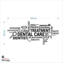 Load image into Gallery viewer, Dental Care Treatment  White Fresh Tooth Quote Wall Decal