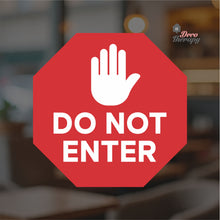 Load image into Gallery viewer, Do Not Enter Sign Sticker Self-Adhesive Decotherapy