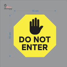 Load image into Gallery viewer, Do Not Enter Sign Sticker Self-Adhesive Decotherapy