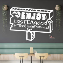 Load image into Gallery viewer, Enjoy Tasteagood Sateasfy Your Cravings Wall Decal Decotherapy