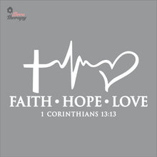 Load image into Gallery viewer, Faith Hope Love Wall Decal Decotherapy