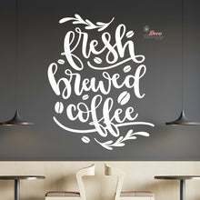 Load image into Gallery viewer, Fresh Brewed Coffee Wall Decal Decotherapy