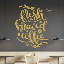 Load image into Gallery viewer, Fresh Brewed Coffee Wall Decal Decotherapy