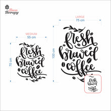 Load image into Gallery viewer, Fresh Brewed Coffee Wall Decal Decotherapy