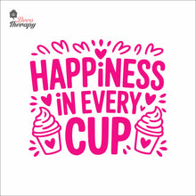 Load image into Gallery viewer, Frozen Yogurt Happiness In Every Cup Wall Decal Decotherapy