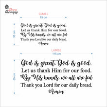 Load image into Gallery viewer, God Is Great God Is Good Wall Decal Decotherapy