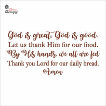 Load image into Gallery viewer, God Is Great God Is Good Wall Decal Decotherapy