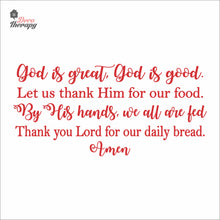 Load image into Gallery viewer, God Is Great God Is Good Wall Decal Decotherapy