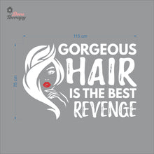Load image into Gallery viewer, Gorgeous Hair Is The Best Revenge Wall Decal Decotherapy