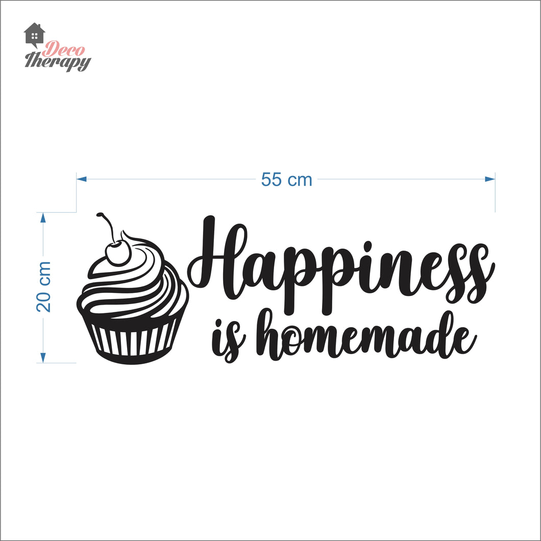 Happiness Is Homemade Cake Wall Decal Decotherapy