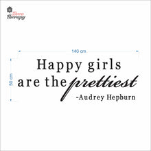 Load image into Gallery viewer, Happy Girls The Prettiest V2 Wall Decal Decotherapy