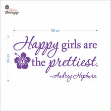 Load image into Gallery viewer, Happy Girls The Prettiest V3 Wall Decal Decotherapy