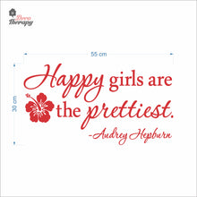 Load image into Gallery viewer, Happy Girls The Prettiest V3 Wall Decal Decotherapy