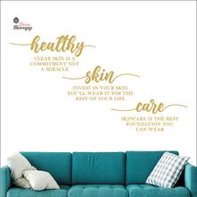 Load image into Gallery viewer, Healthy Skin Care Wall Decal Decotherapy