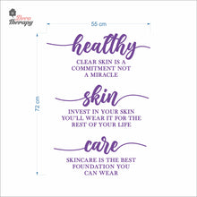 Load image into Gallery viewer, Healthy Skin Care Wall Decal Decotherapy