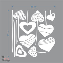 Load image into Gallery viewer, Hearts Hanging DIY Wall Decal Decotherapy