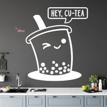 Load image into Gallery viewer, Hey! Cu-Tea Milktea Wall Decal Decotherapy