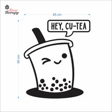 Load image into Gallery viewer, Hey! Cu-Tea Milktea Wall Decal Decotherapy